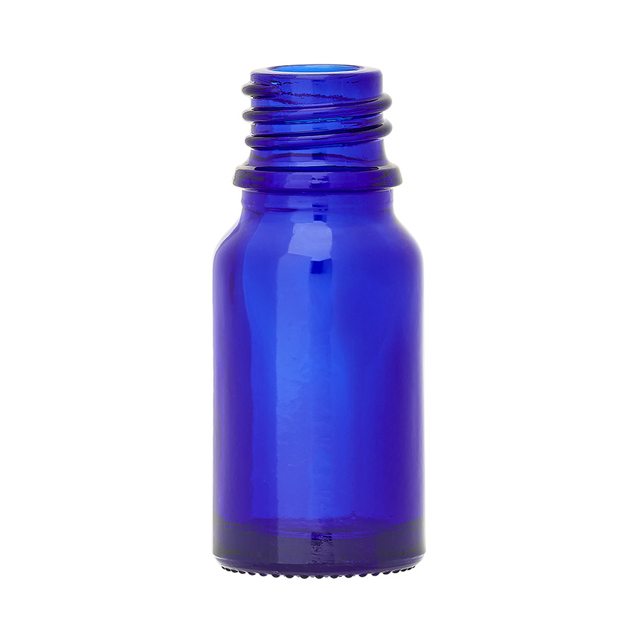 10ml Cobalt Blue Glass Dropper Bottle with 18mm Neck