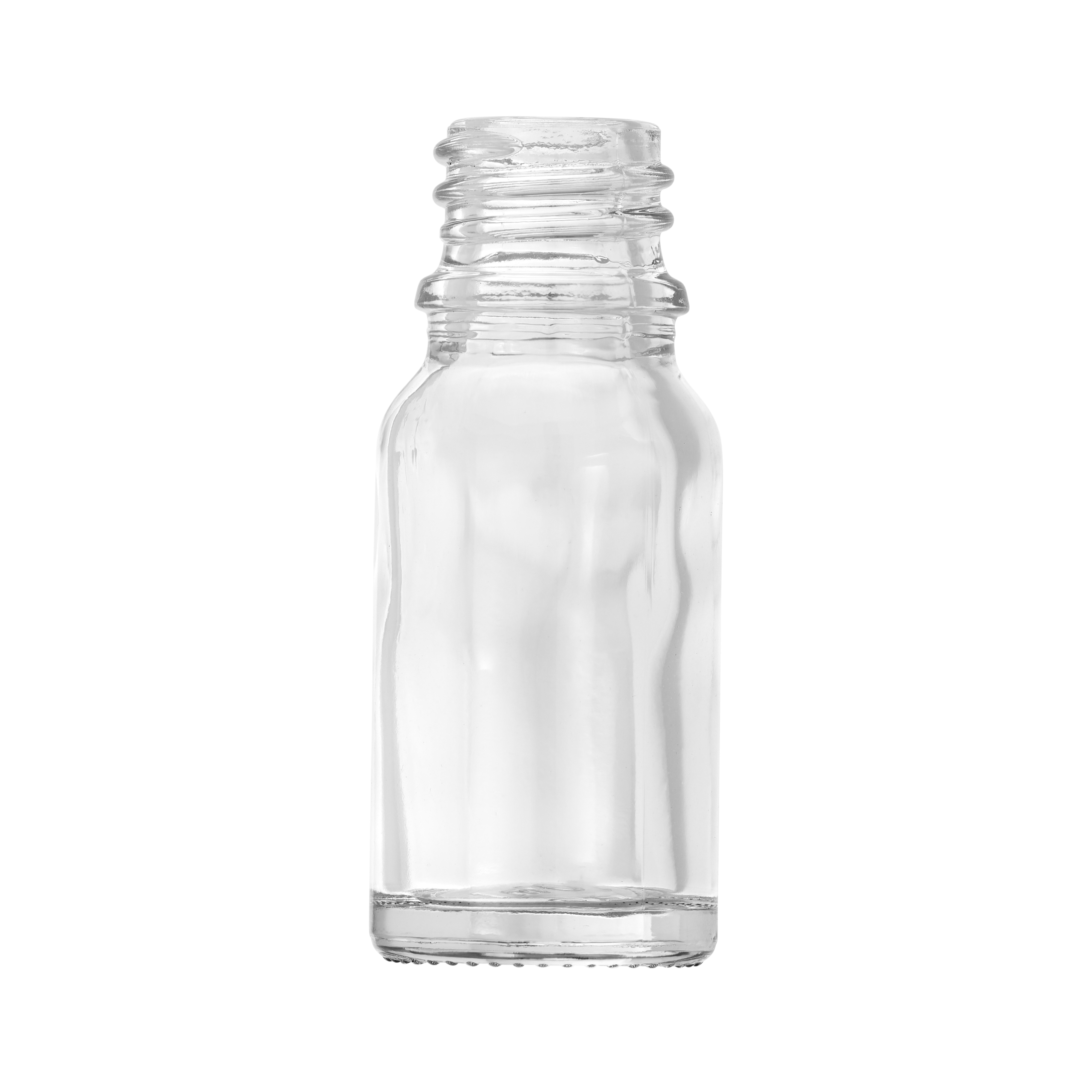 10ml Clear Glass Dropper Bottle with 18mm Neck