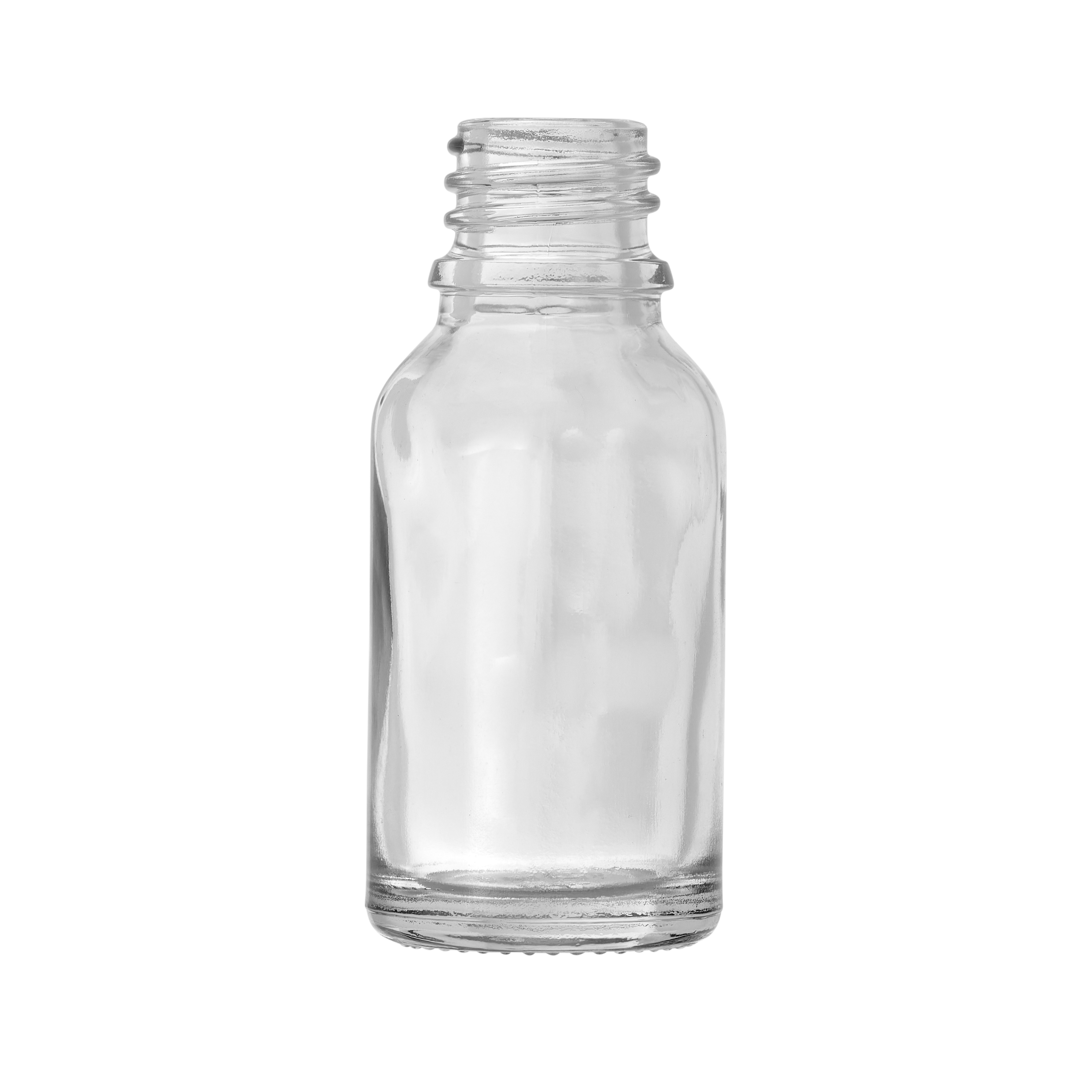15ml Clear Glass Dropper Bottle with 18mm Neck