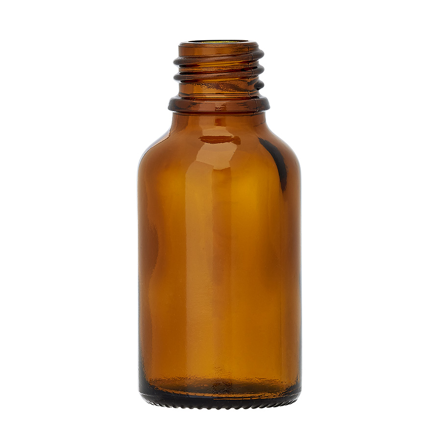 25ml Amber Glass Dropper Bottle with 18mm Neck