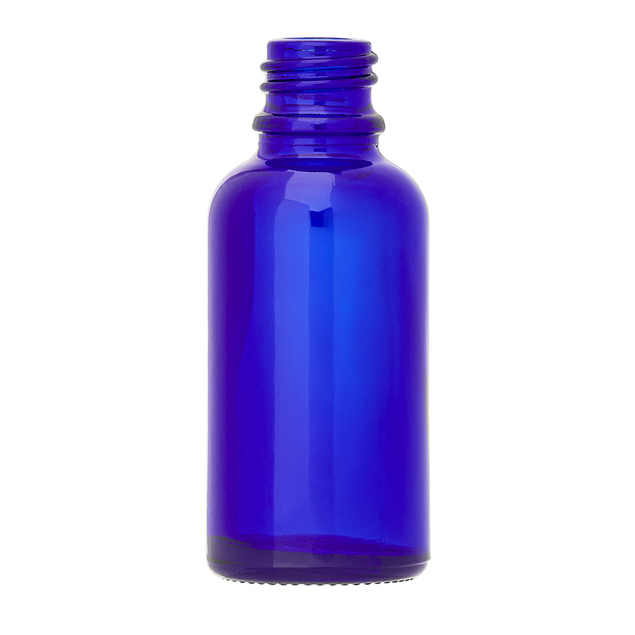 30ml Cobalt Blue Glass Dropper Bottle with 18mm Neck