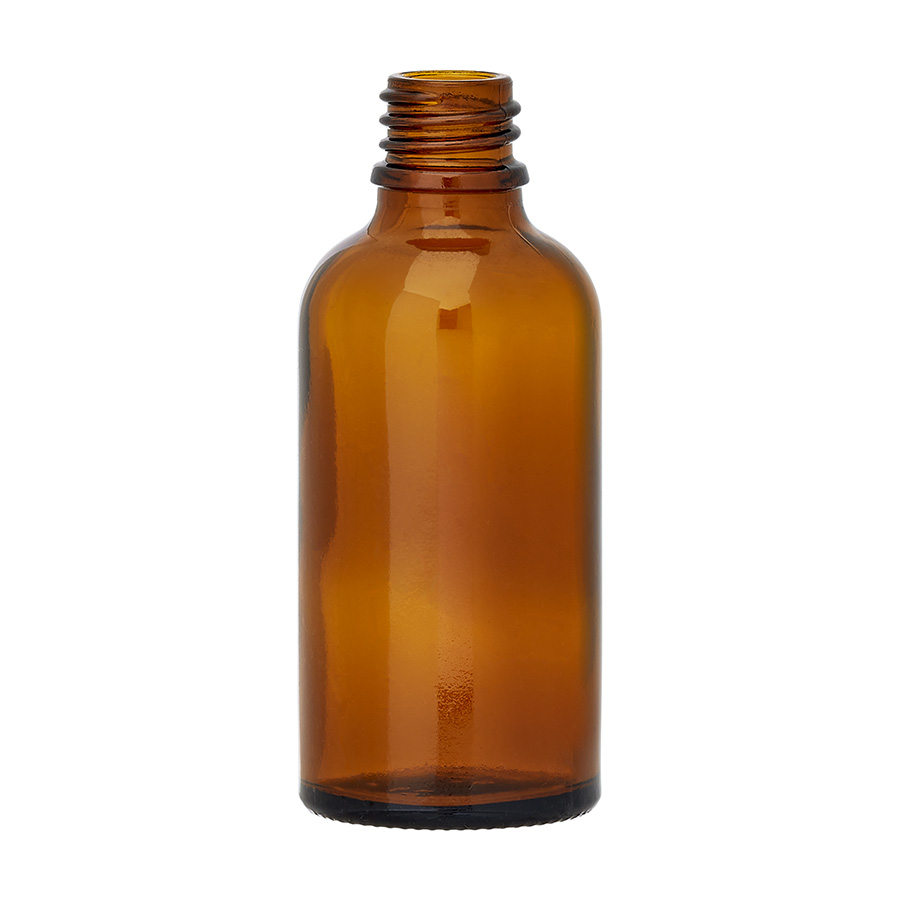 50ml Amber Glass Dropper Bottle with 18mm Neck