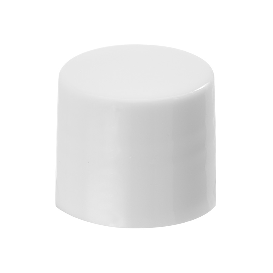 18mm/410 White Smooth PP Cap with EPE Liner