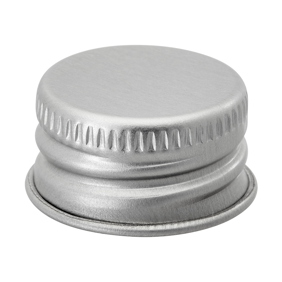 20mm/410 Unlined Aluminium Cap with Autoclavable Lacquer