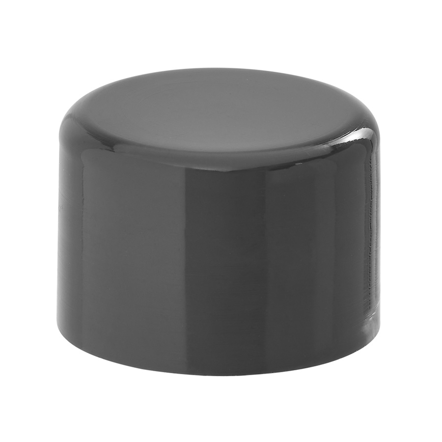 20mm/410 Black Smooth PP Cap with EPE Liner