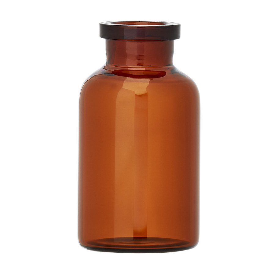 20R Amber Glass Type 1 Tubular Injection Vial