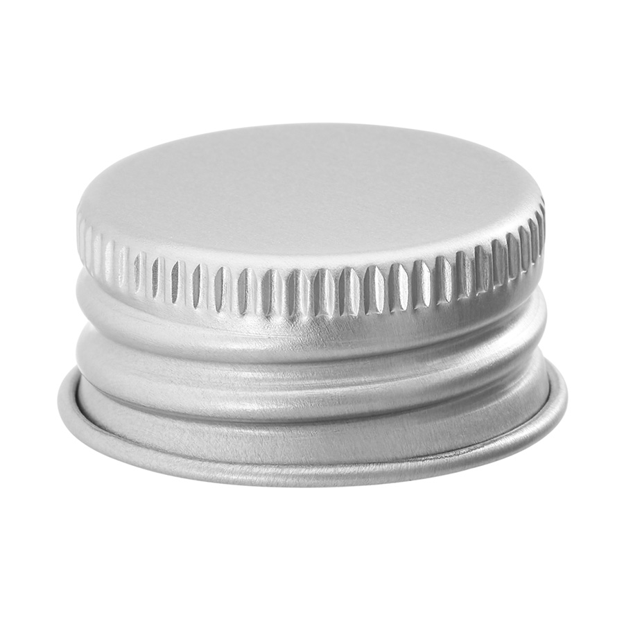 24mm/410 Ribbed Aluminium Cap with EPE Liner