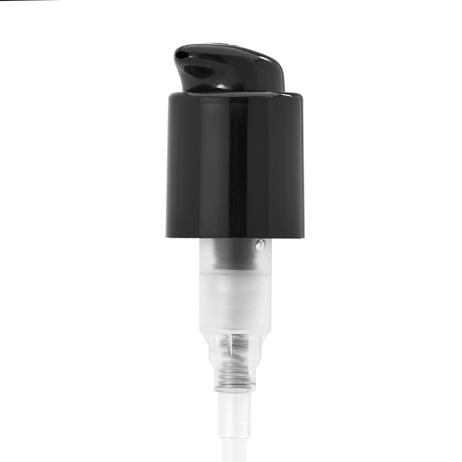 24mm/410 Black Smooth Round Head Lock Up/Down Lotion Pump, 1ml Output