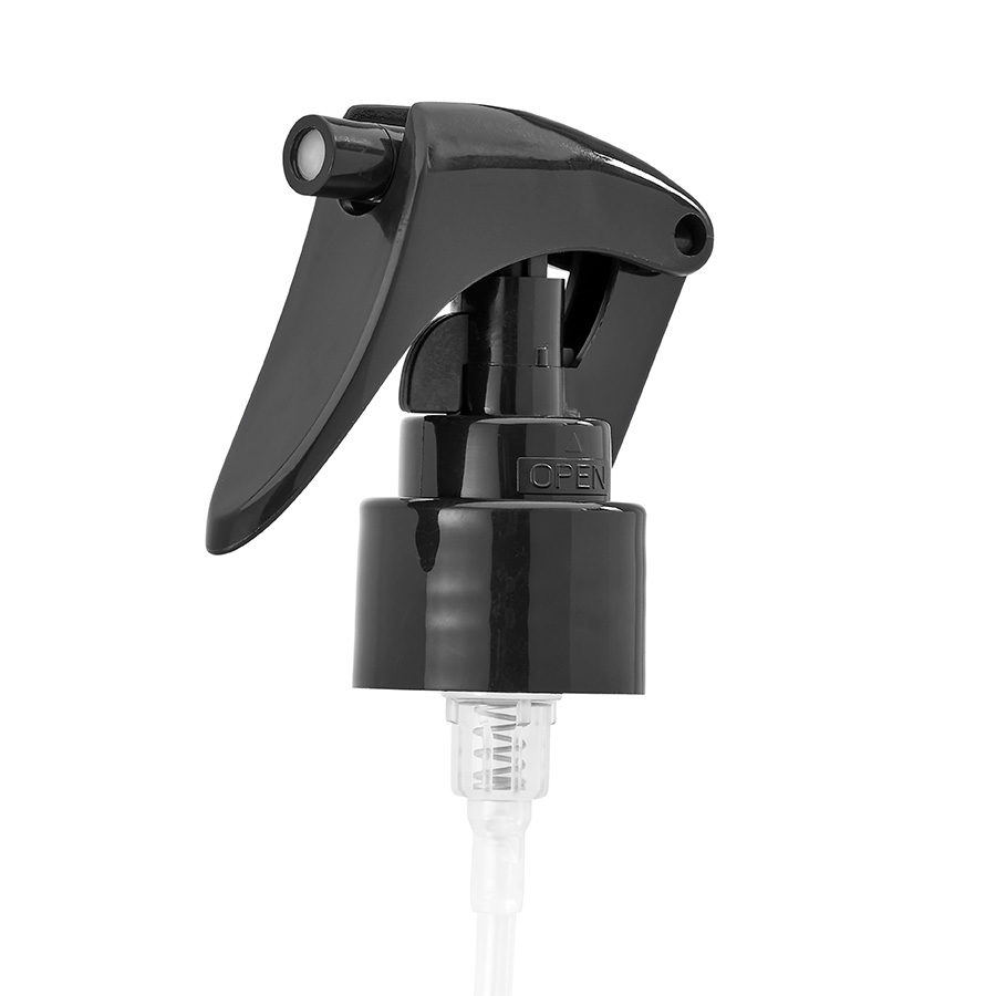 24mm/410 Black Smooth Mini Trigger Spray Pump 0.25ml Output