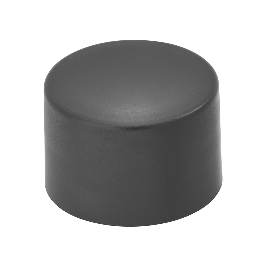 28mm/410 Matt Black Smooth PP Screw Cap with EPE Liner