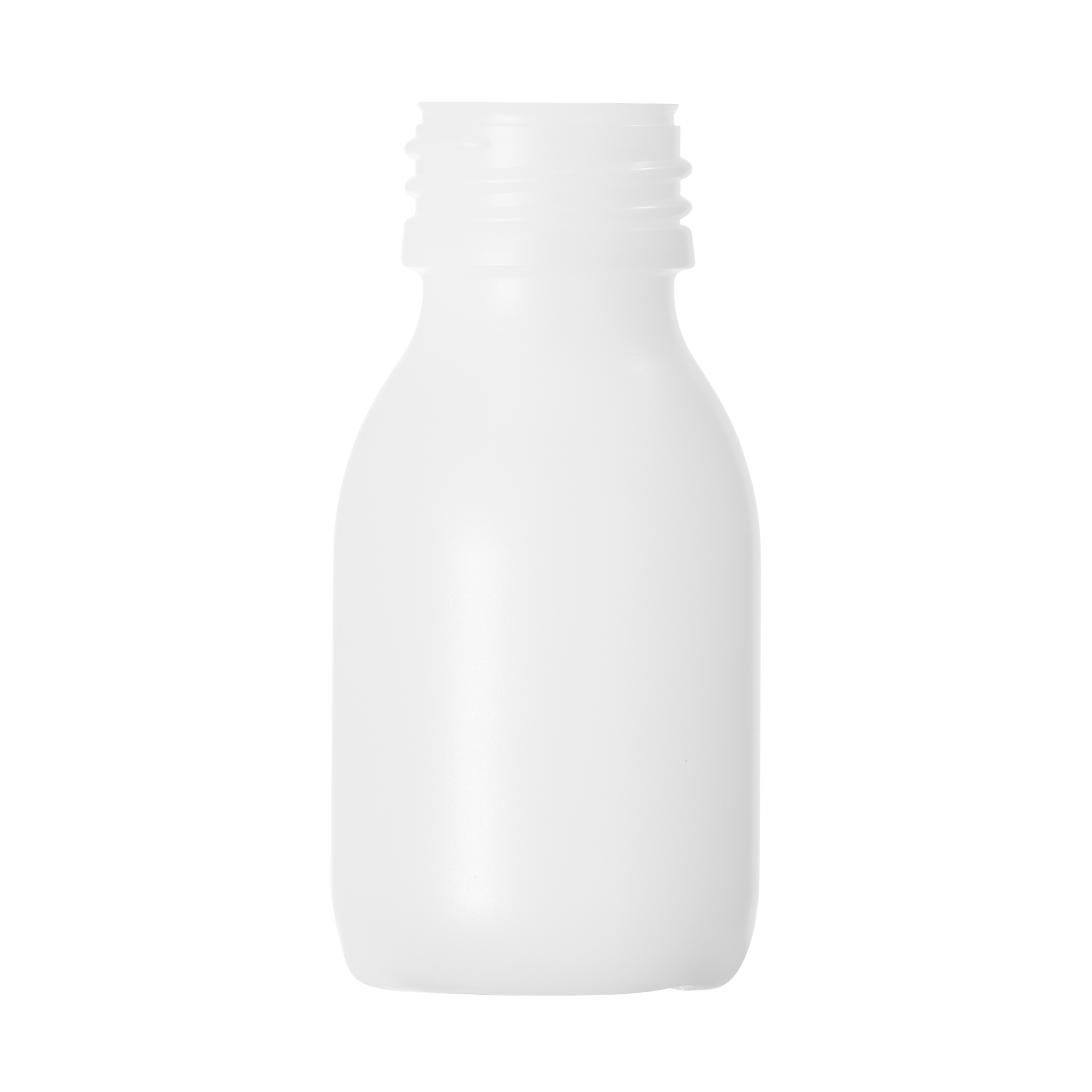 60ml Natural HDPE Alpha Bottle 28mm Neck