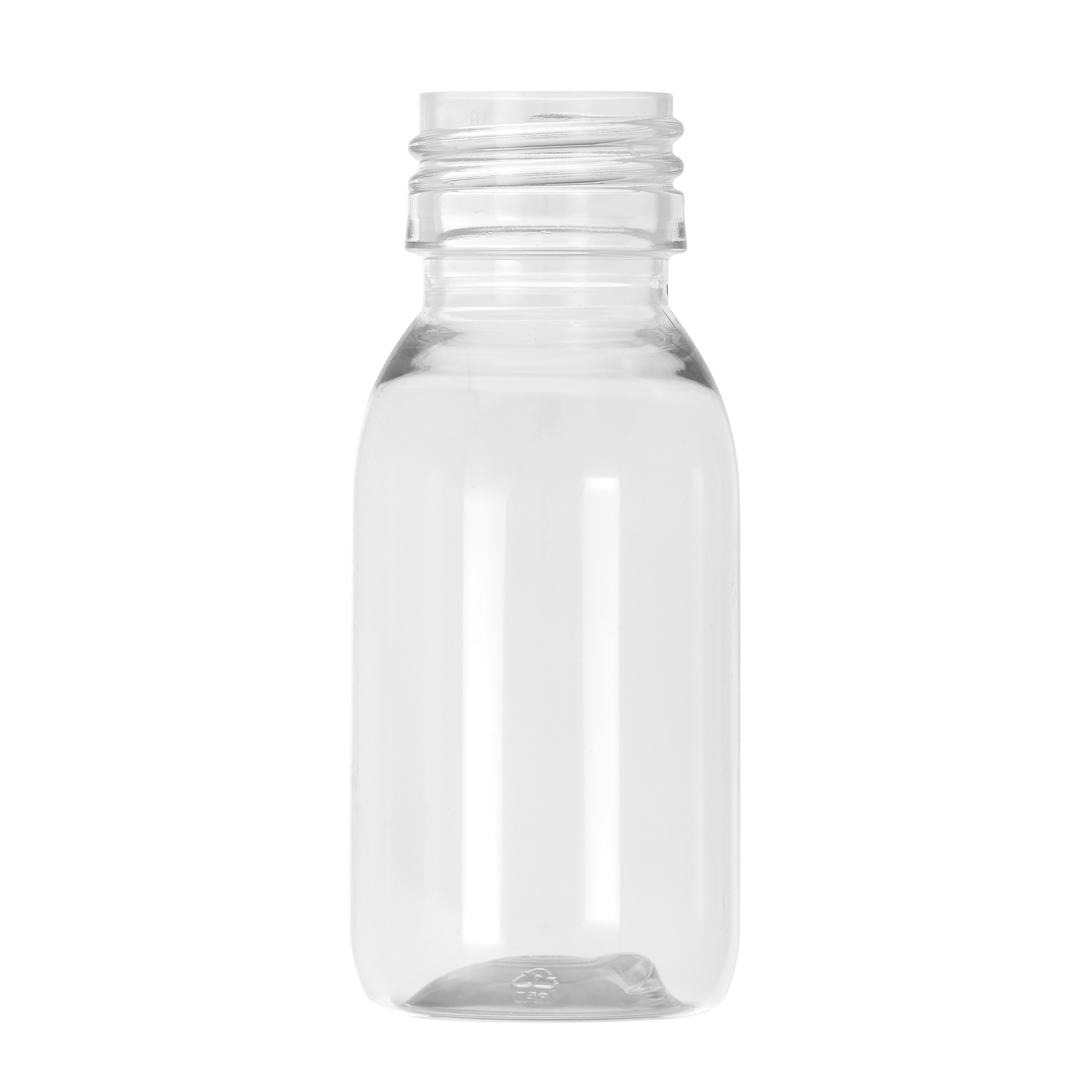 60ml Clear PET Alpha Bottle 28mm Neck