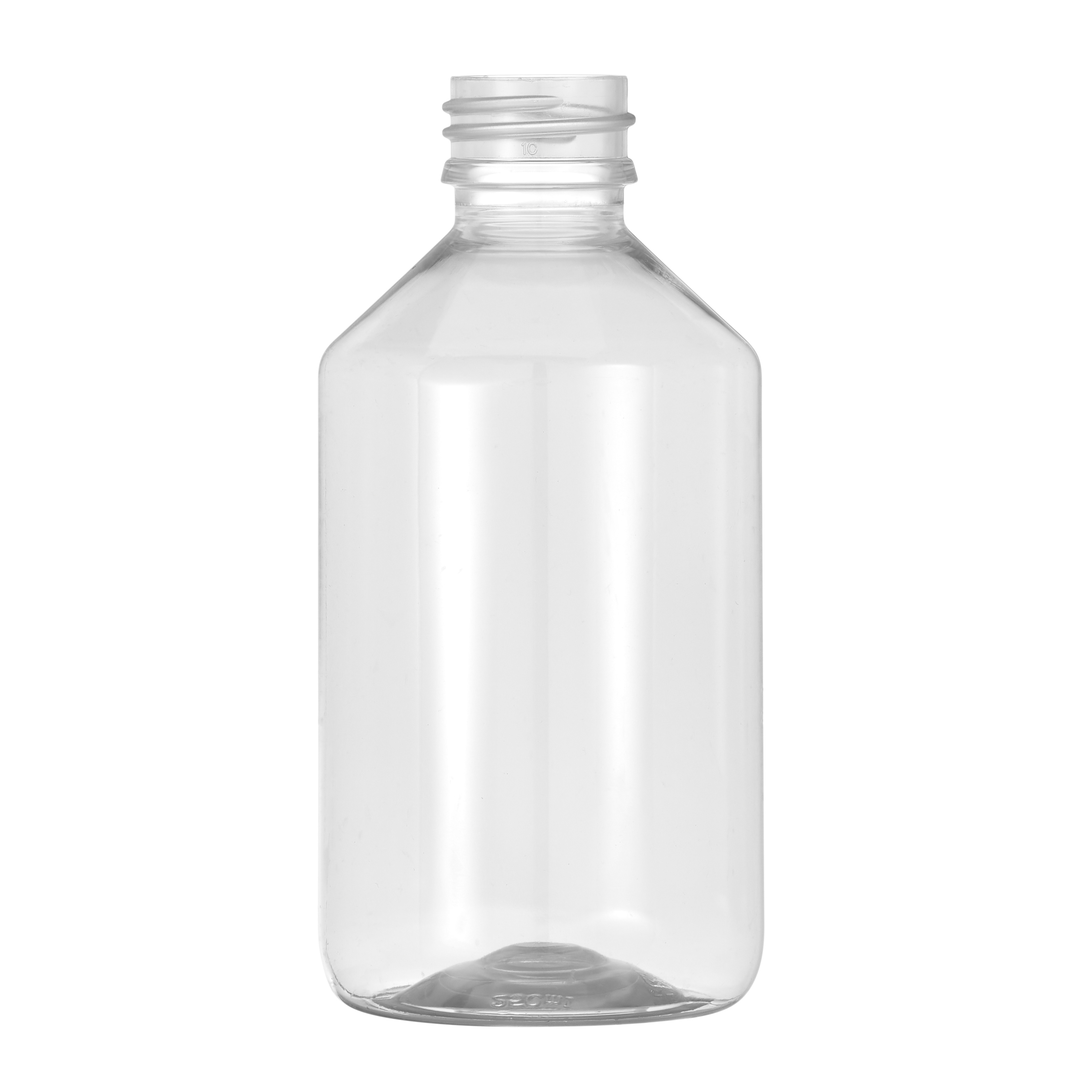 250ml Clear PET Alpha Veral Bottle 28mm Neck