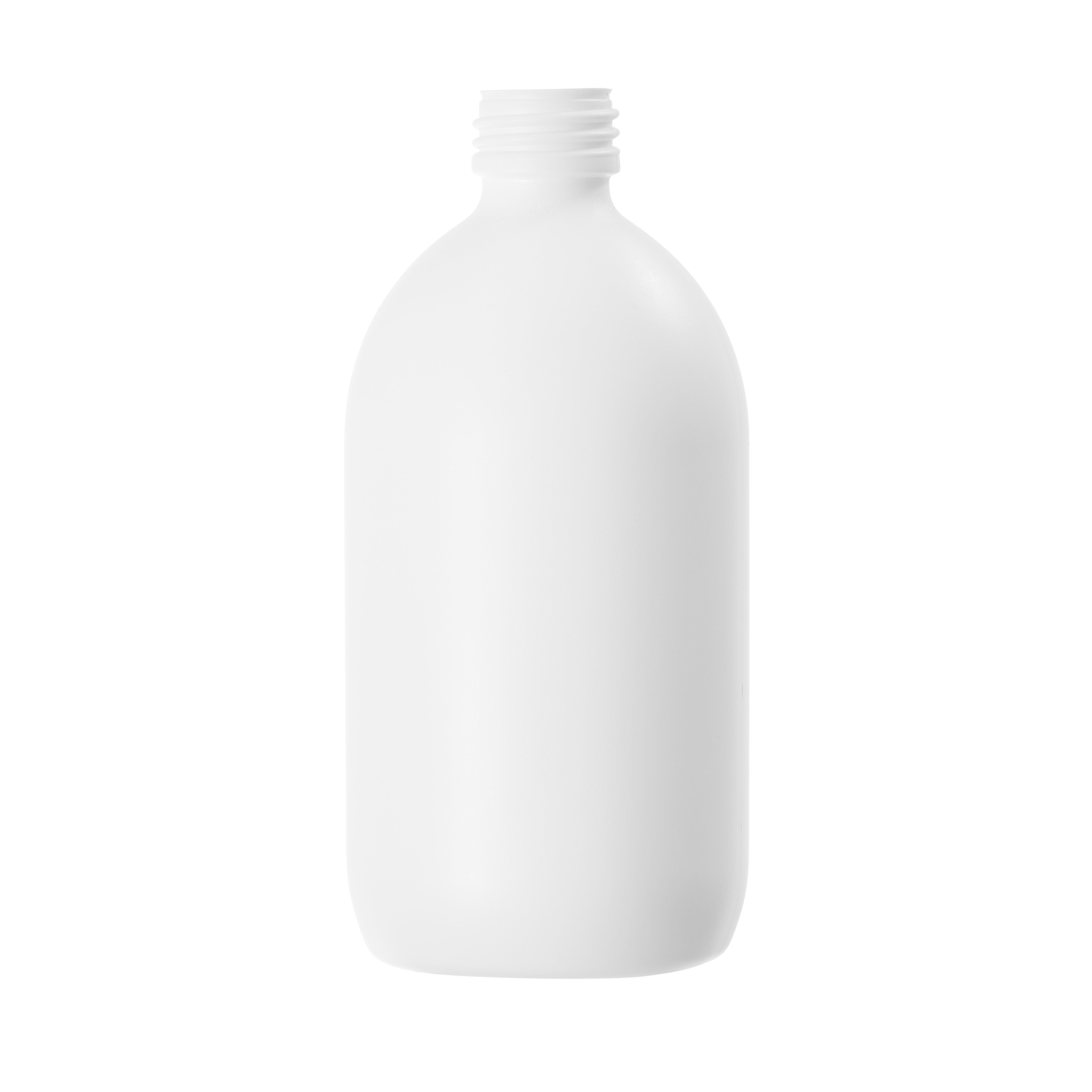 500ml White HDPE Alpha Bottle 28mm Neck