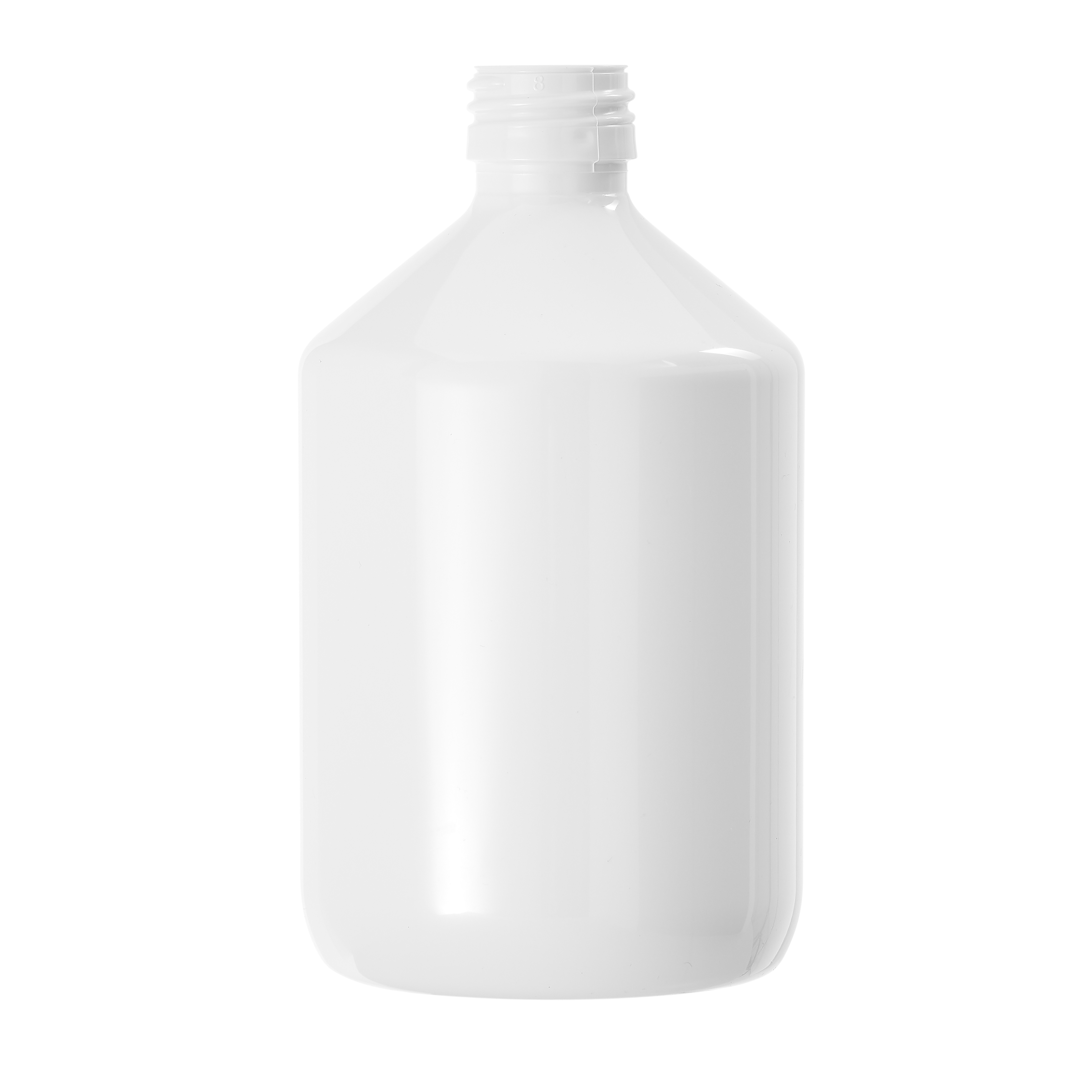 500ml White PET Alpha Veral Bottle 28mm Neck