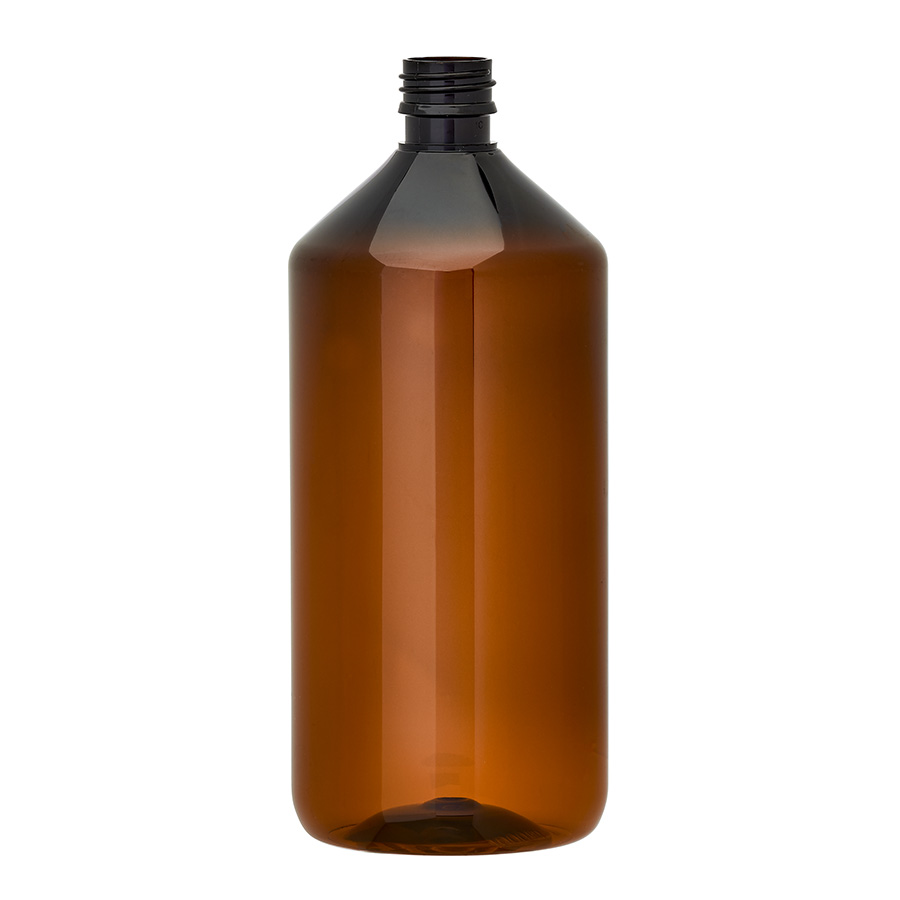 1000ml Amber PET Alpha Veral Bottle 28mm Neck