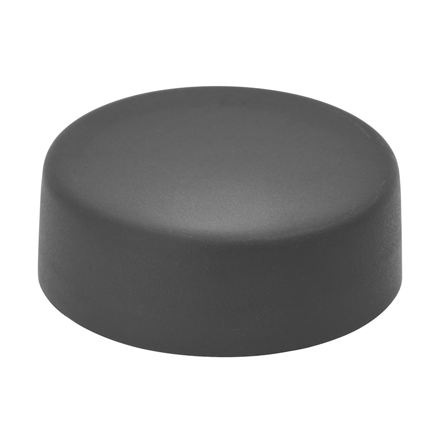 33mm/400 Matt Black PP Unlined 100% PCR Straight Sided Screw Lid