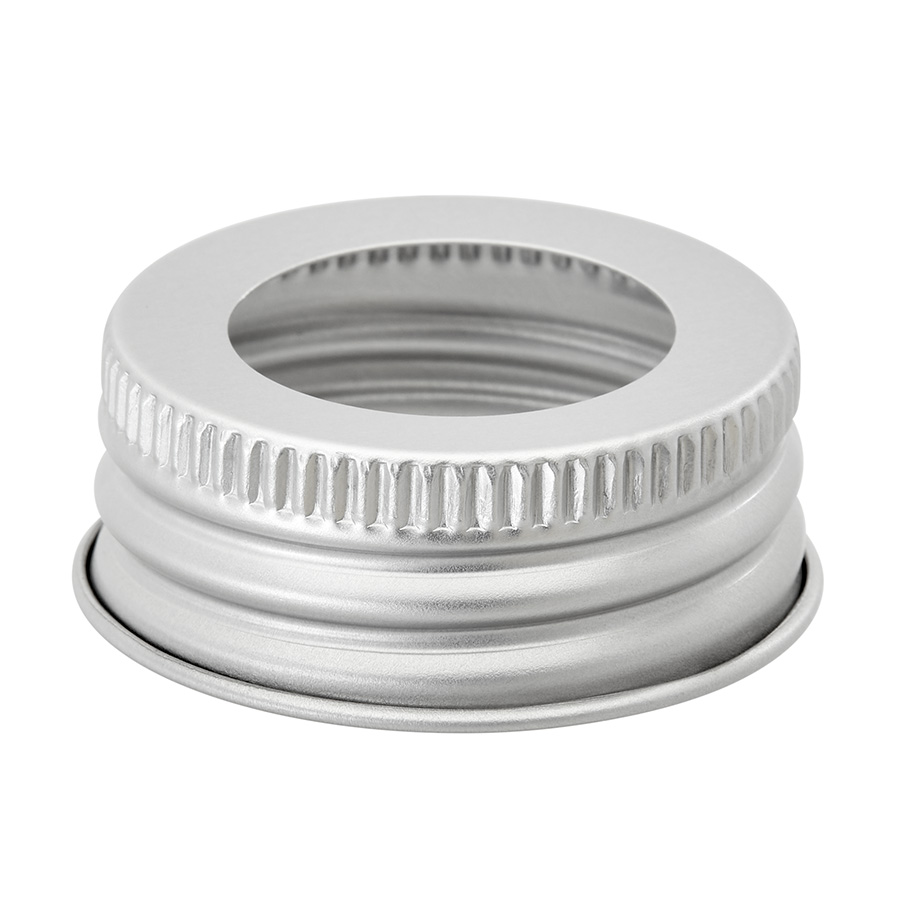36mm Aluminium Cap Pierced Autoclavable