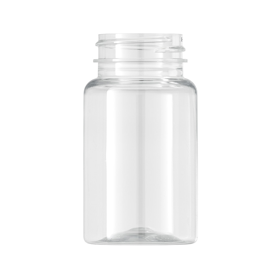 100ml Clear PET Packer 38mm Screw Neck