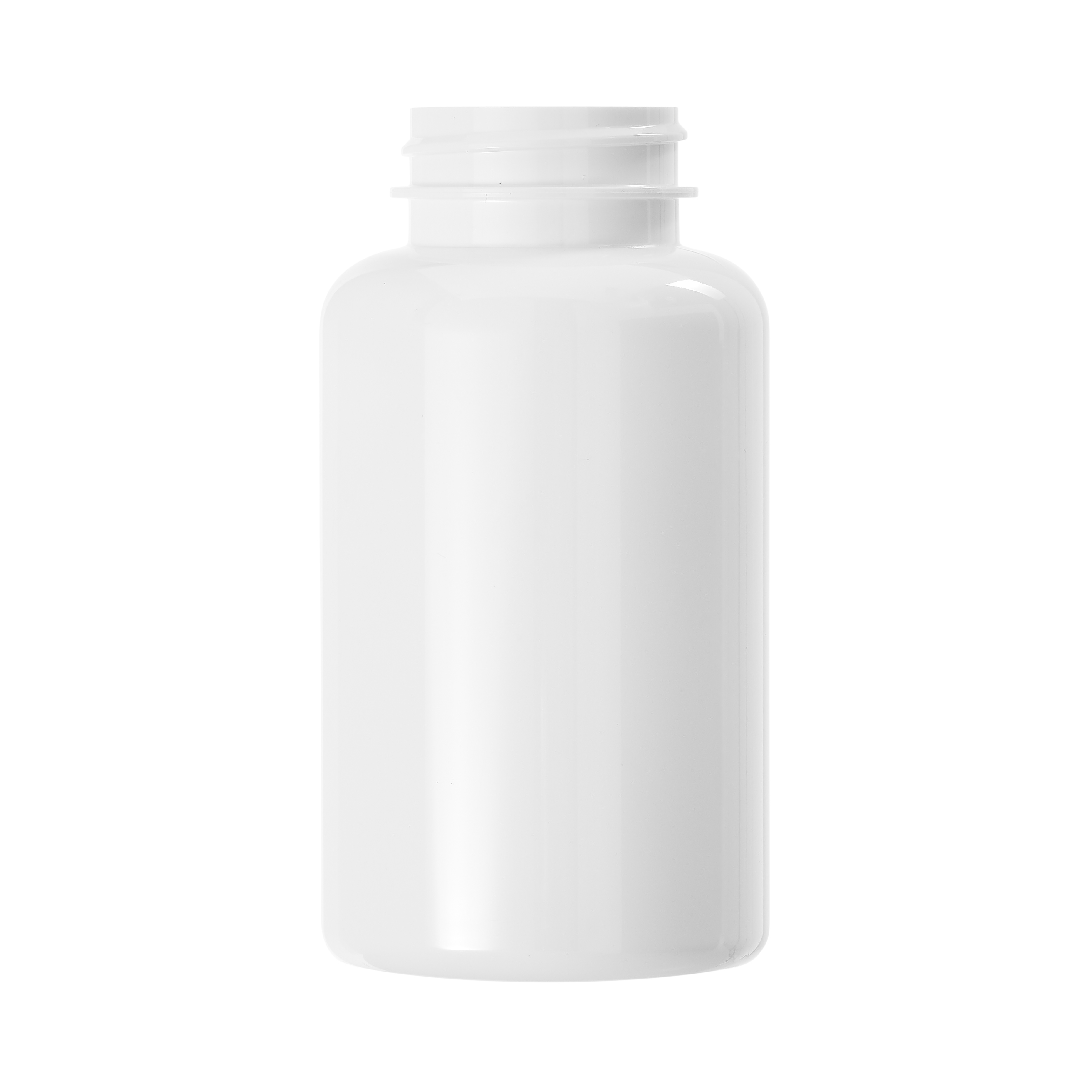200ml white PET Packer 38mm Screw Neck