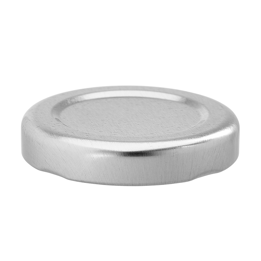 43mm Silver Tin Plate Twist Off Cap with Compound Liner