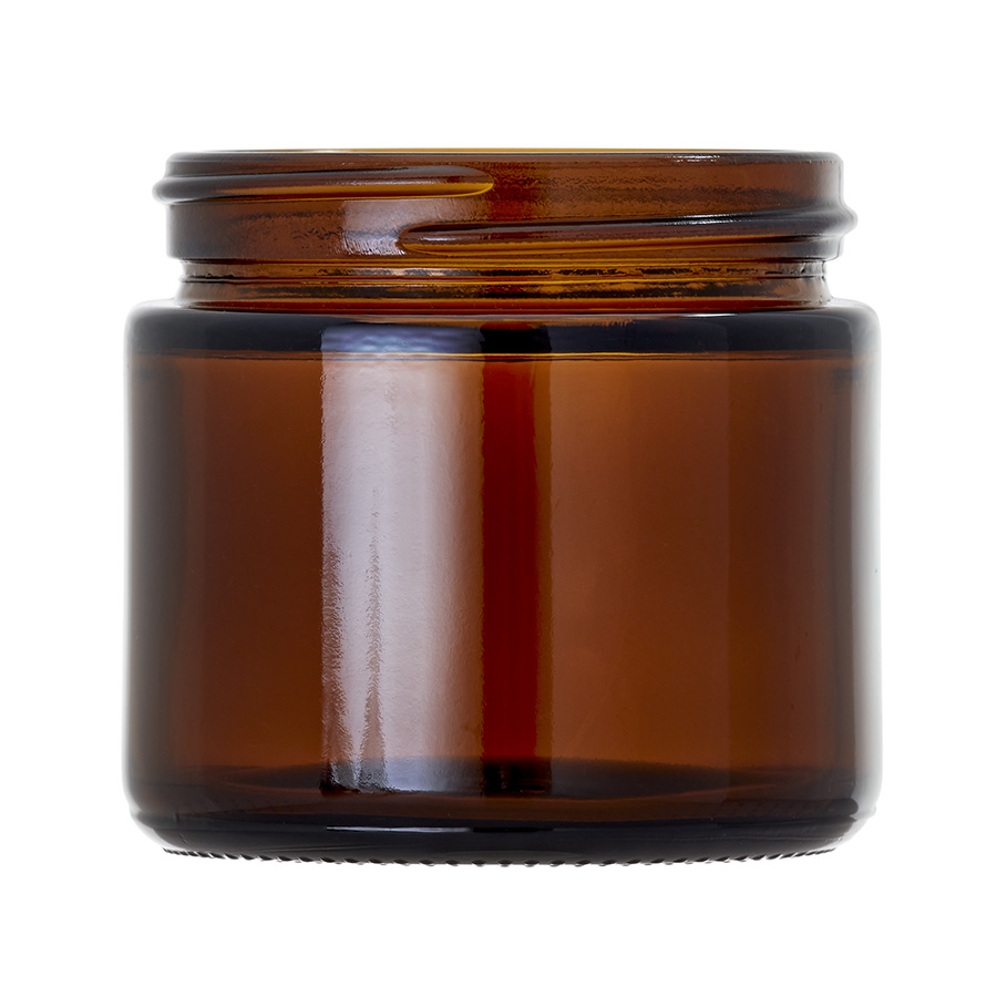 60ml Amber Glass Simplicity Jar 53mm Neck
