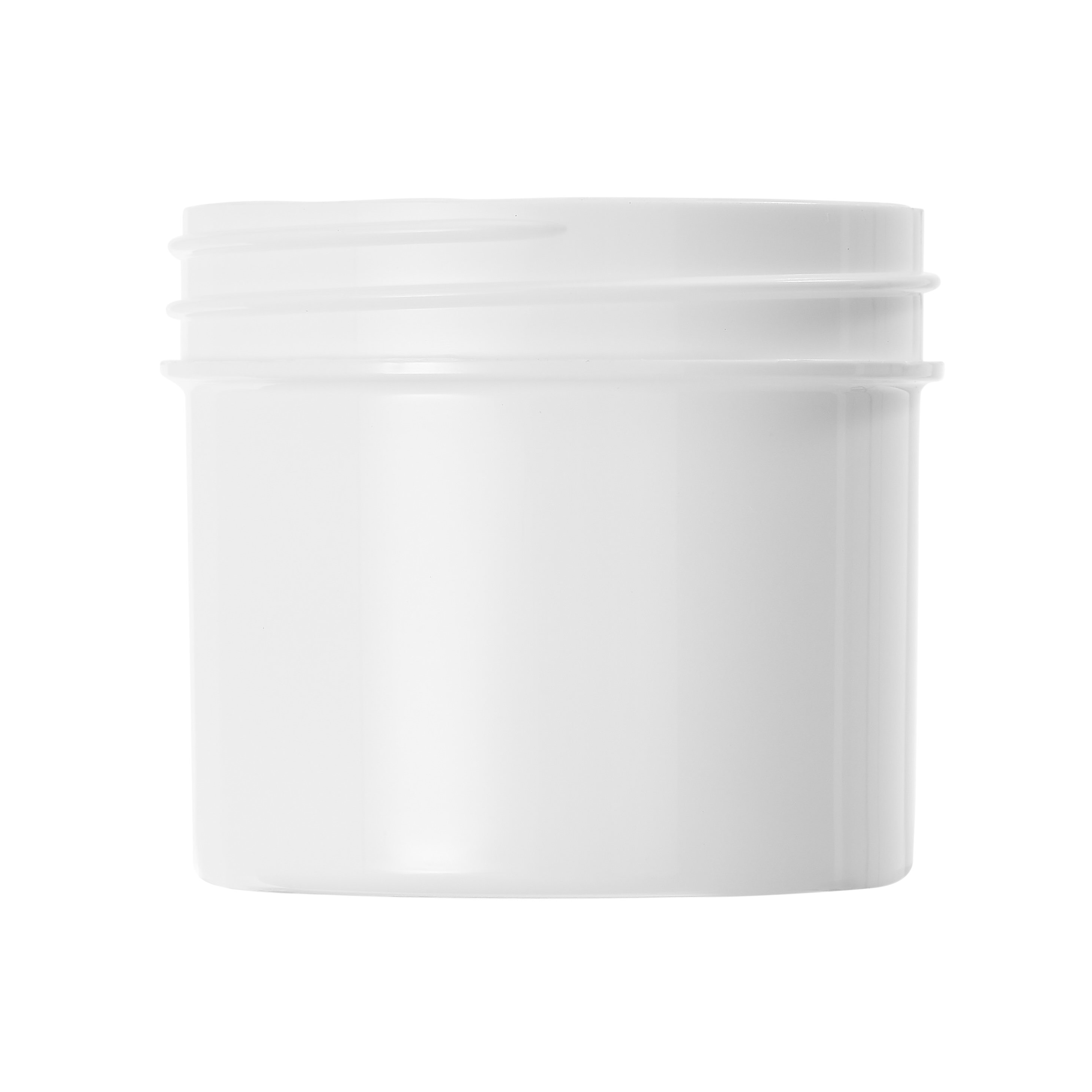 60ml White Polypropylene Regular Walled Simplicity Jar 53mm Screw Neck
