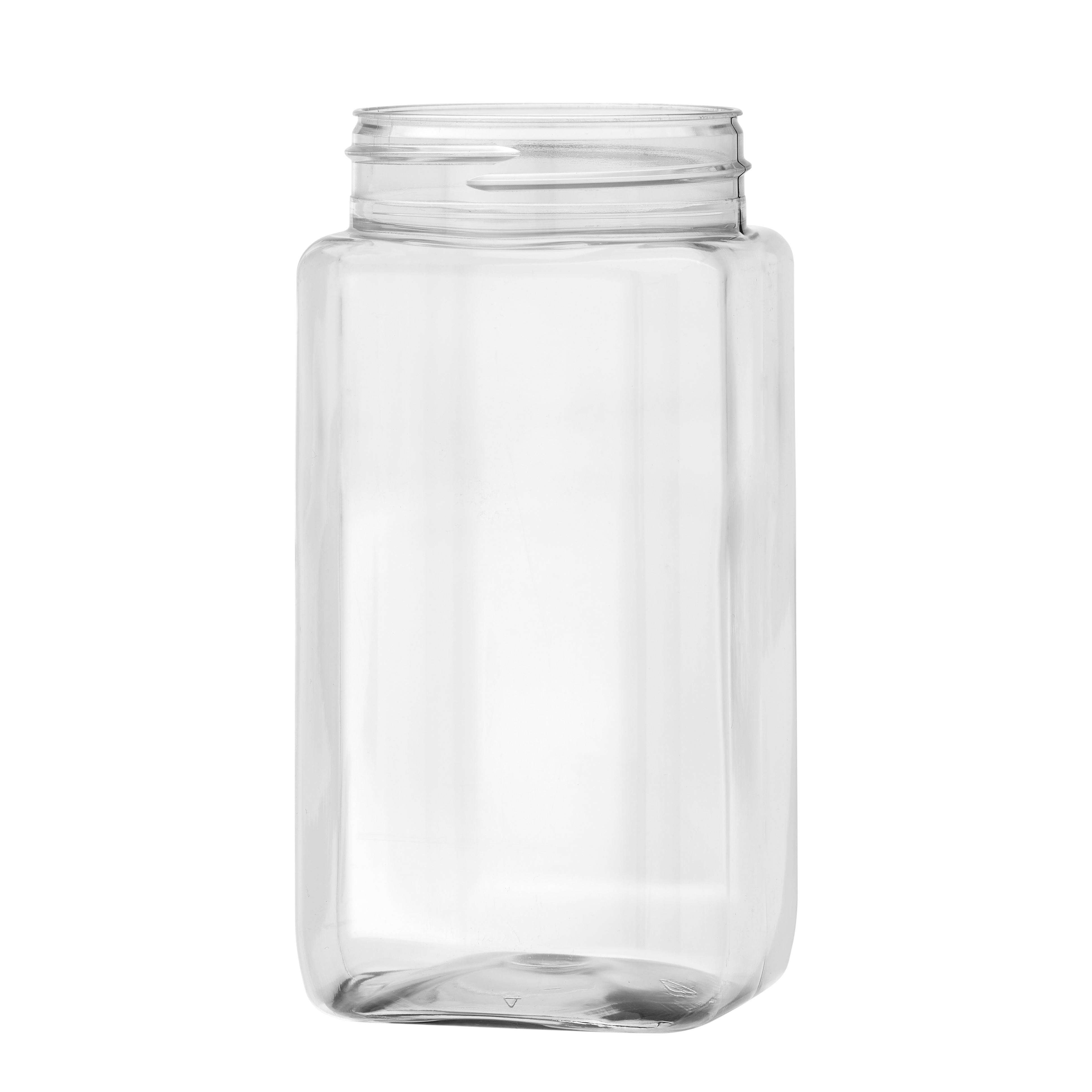 475ml PET Square Jar 63mm Screw Neck
