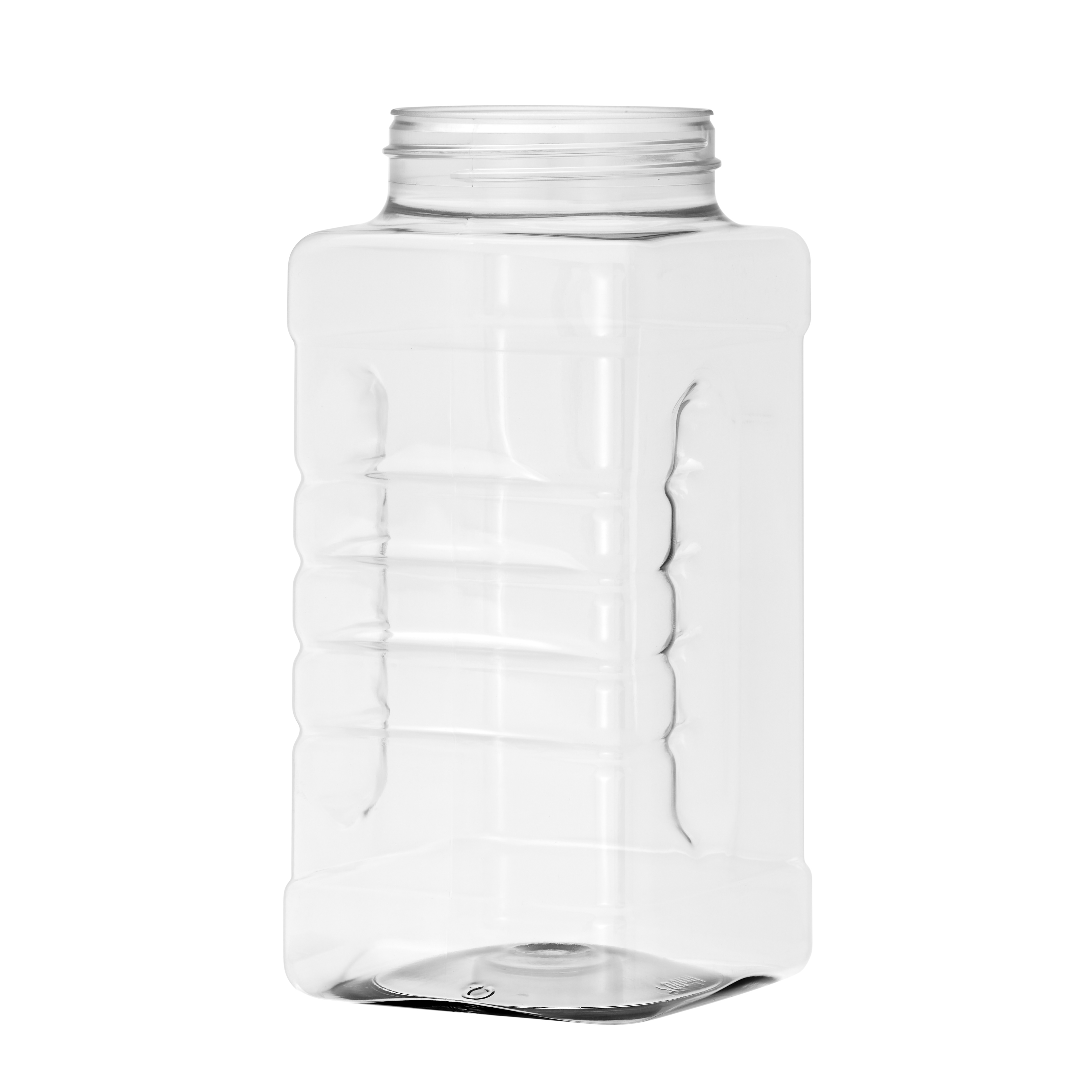 700ml PET Square Gripper Jar 63mm Screw Neck