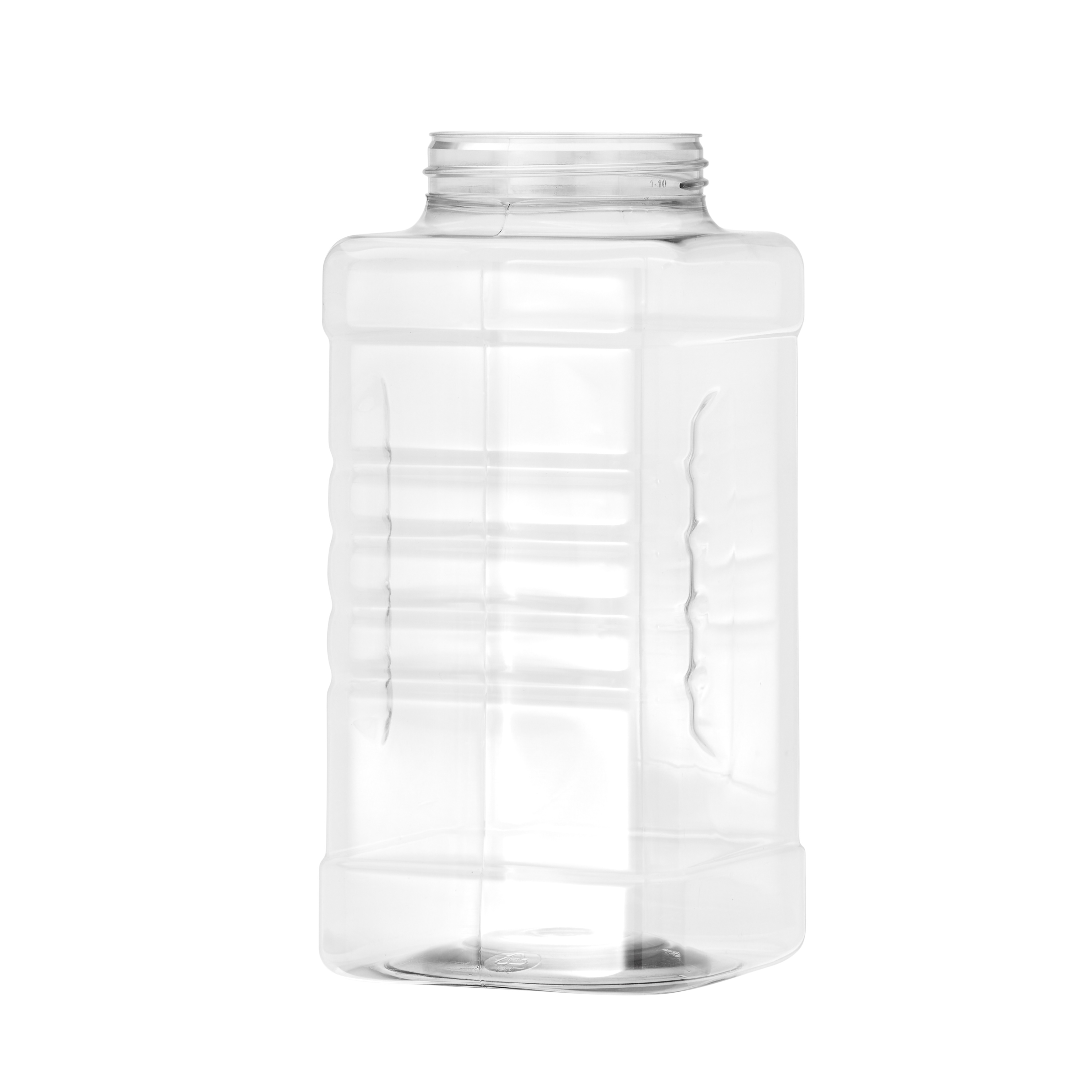 1000ml PET Square Gripper Jar 63mm Screw Neck