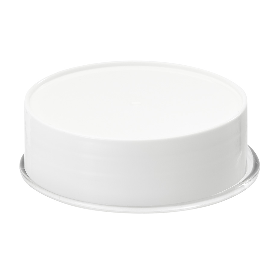 63mm White Smooth Polypropylene Cap with EPE Liner