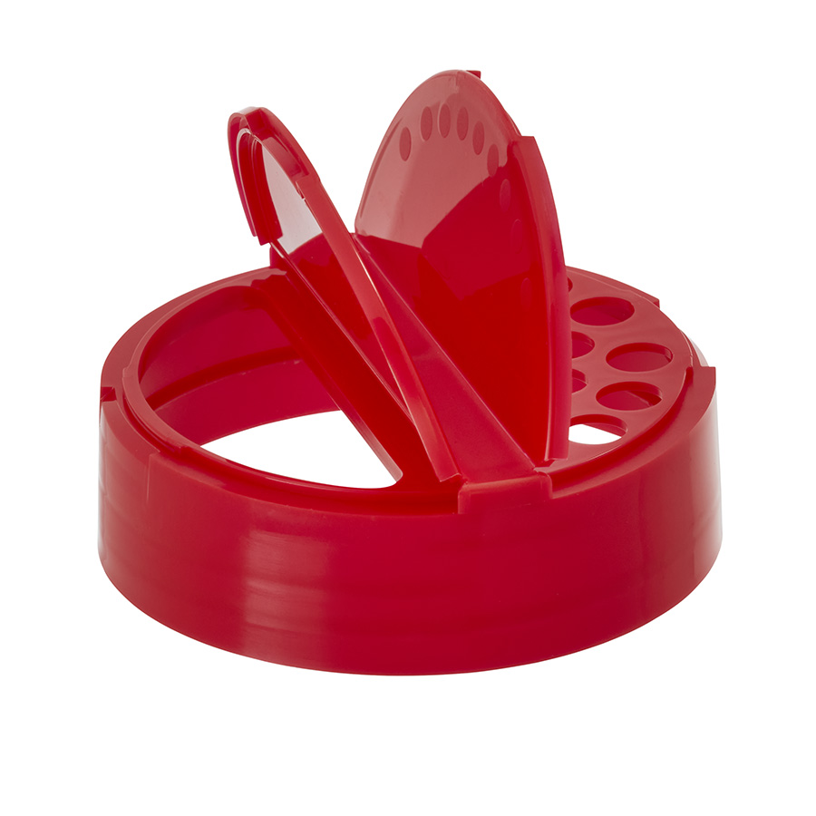 63mm Red Pourer Sprinkler Cap with IHS Liner for PET