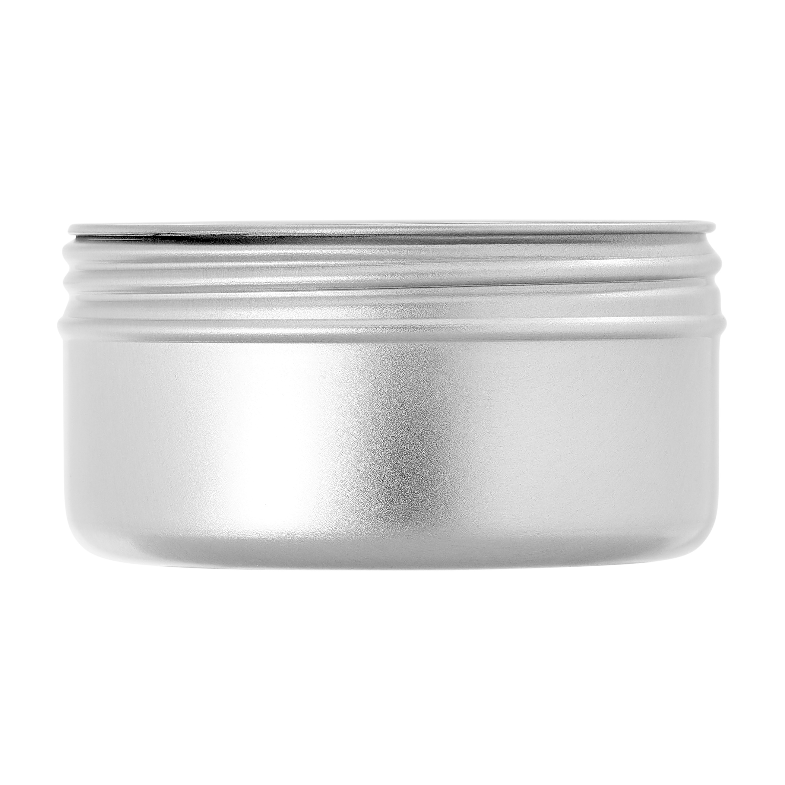 100ml Aluminium Simplicity Jar with 70mm/400 Screw Neck