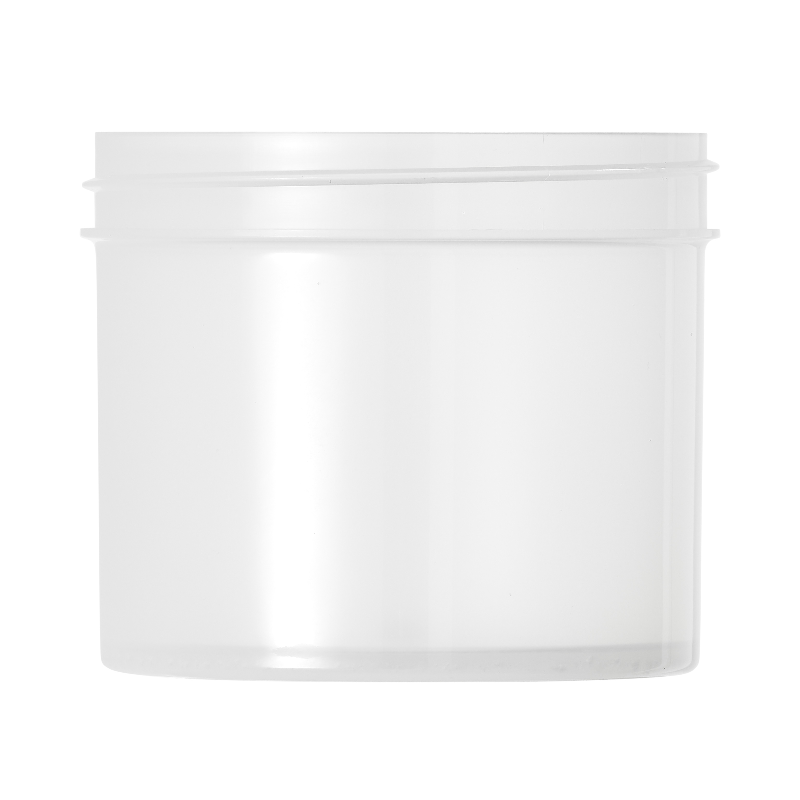 125ml Natural Polypropylene Regular Walled Simplicity Jar 70mm Screw Neck