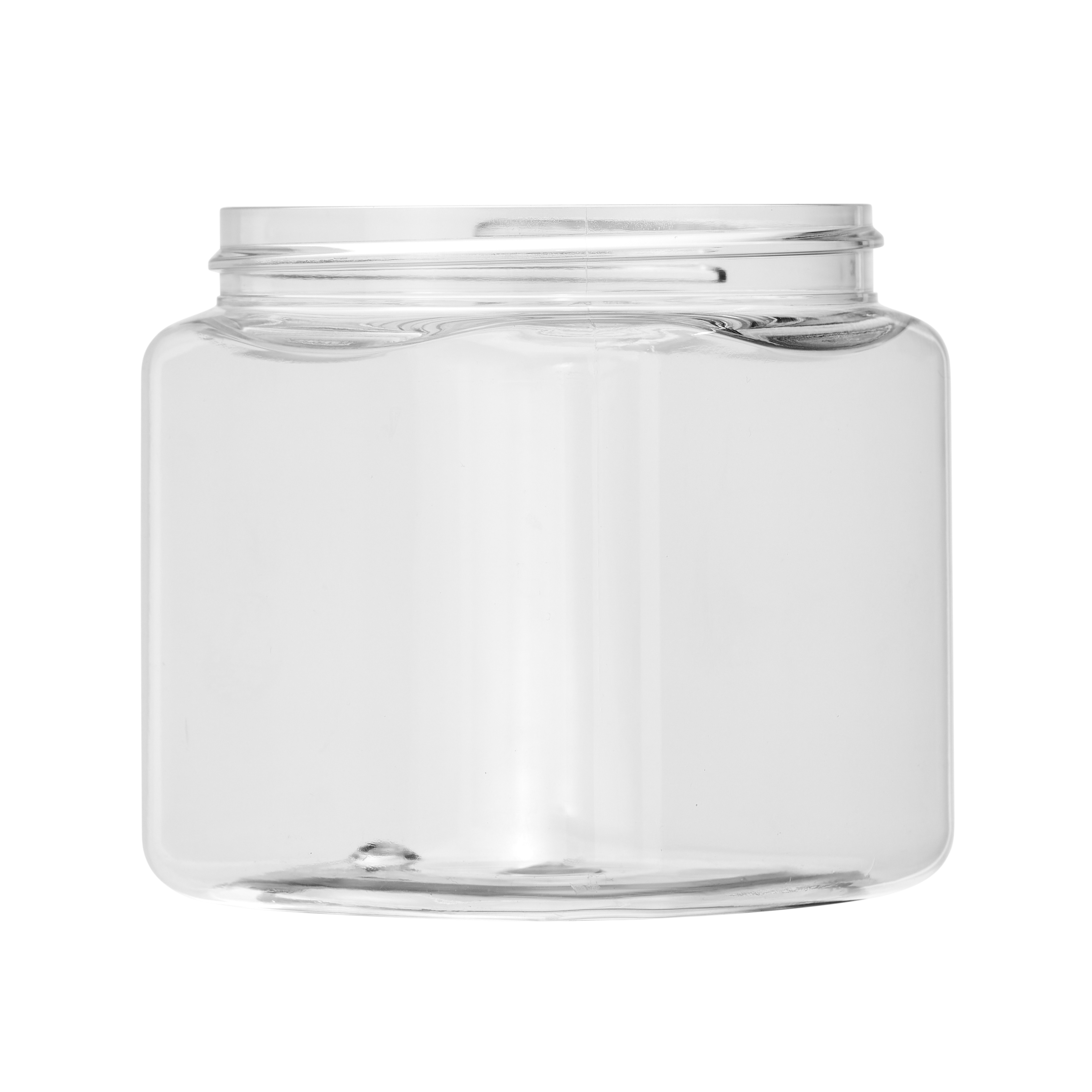 250ml PET Square Jar 70mm Screw Neck