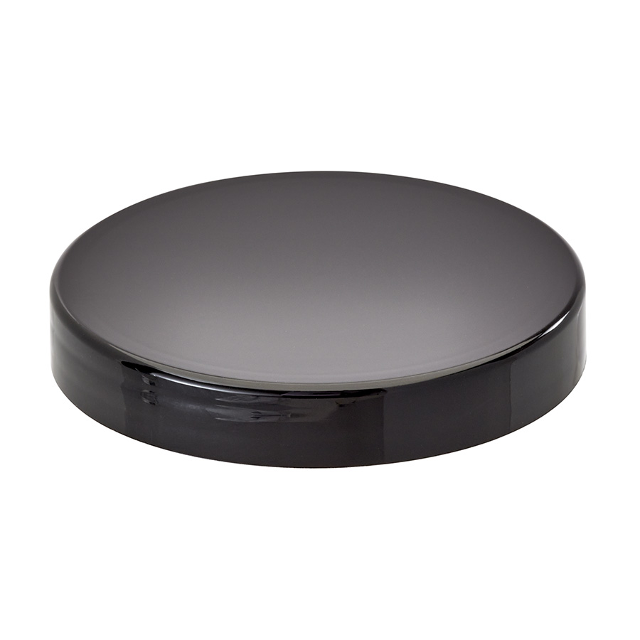 70mm/400 Black Smooth Unlined Cap with Bore Seal