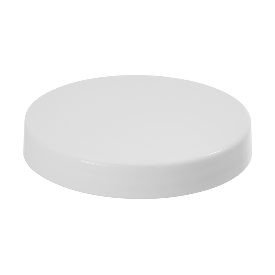 70mm/400 White Smooth PP Unlined Cap with Boreseal