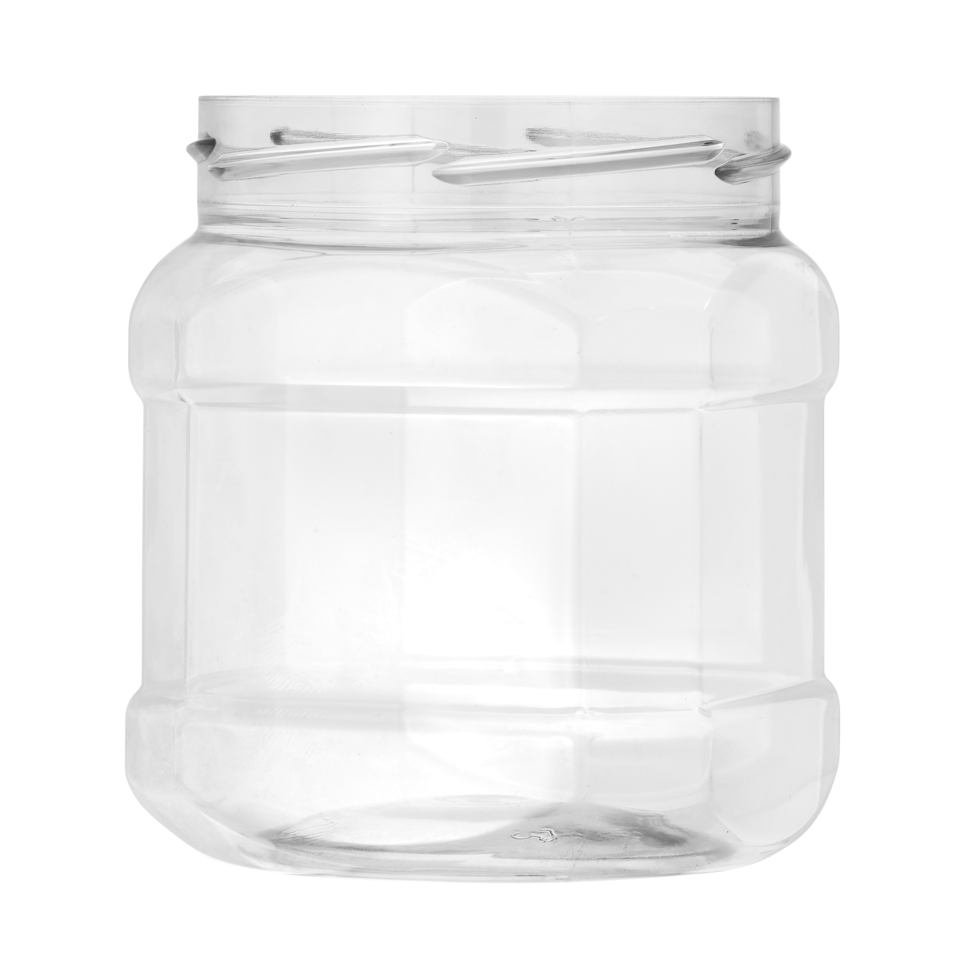 500ml PET Octagonal Jar 82mm Neck