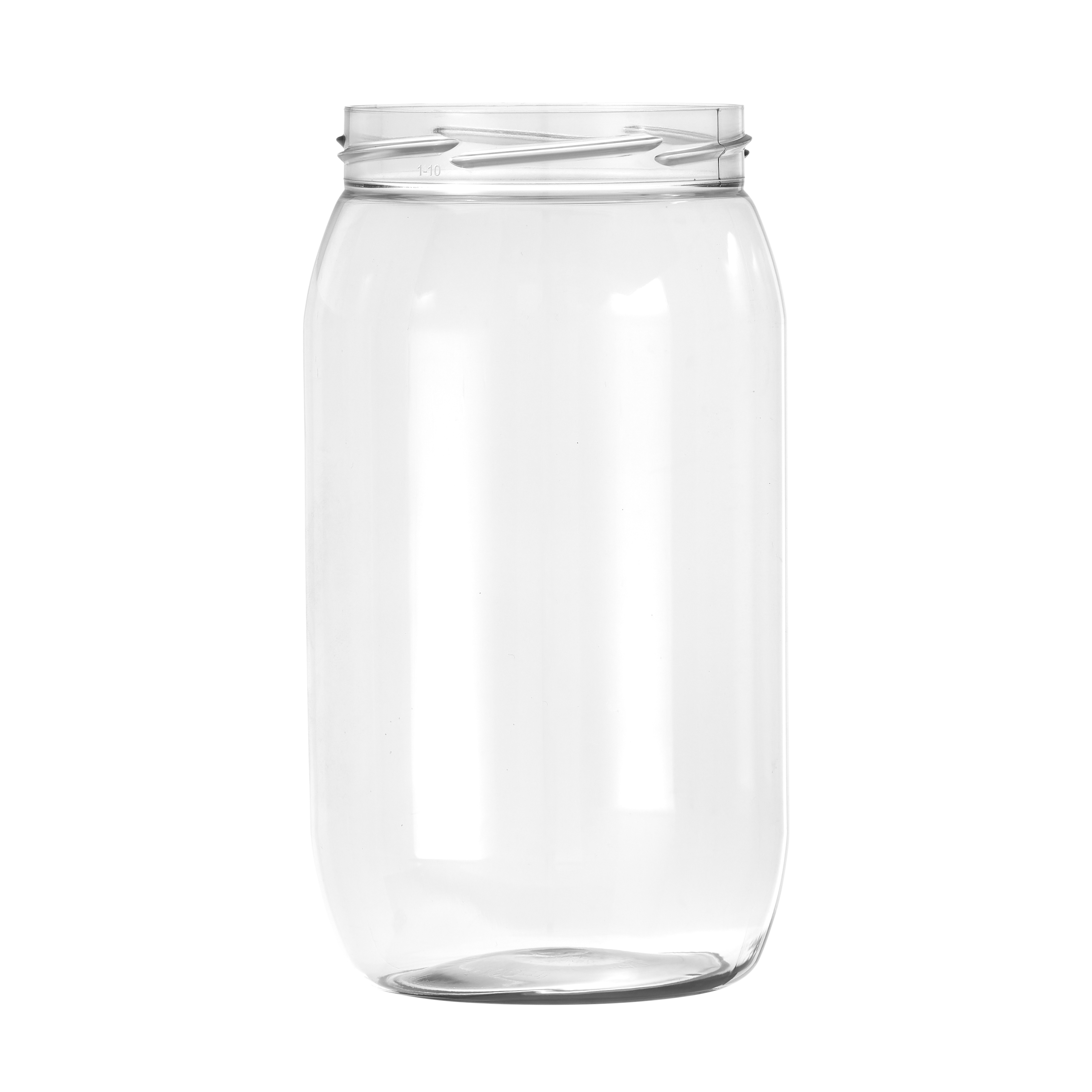 1000ml PET Round Jar 82mm Twist Off Neck