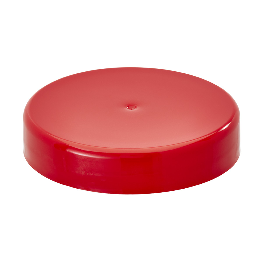 82mm Red Smooth RTS Twist Off Cap with Crab Claw Seal