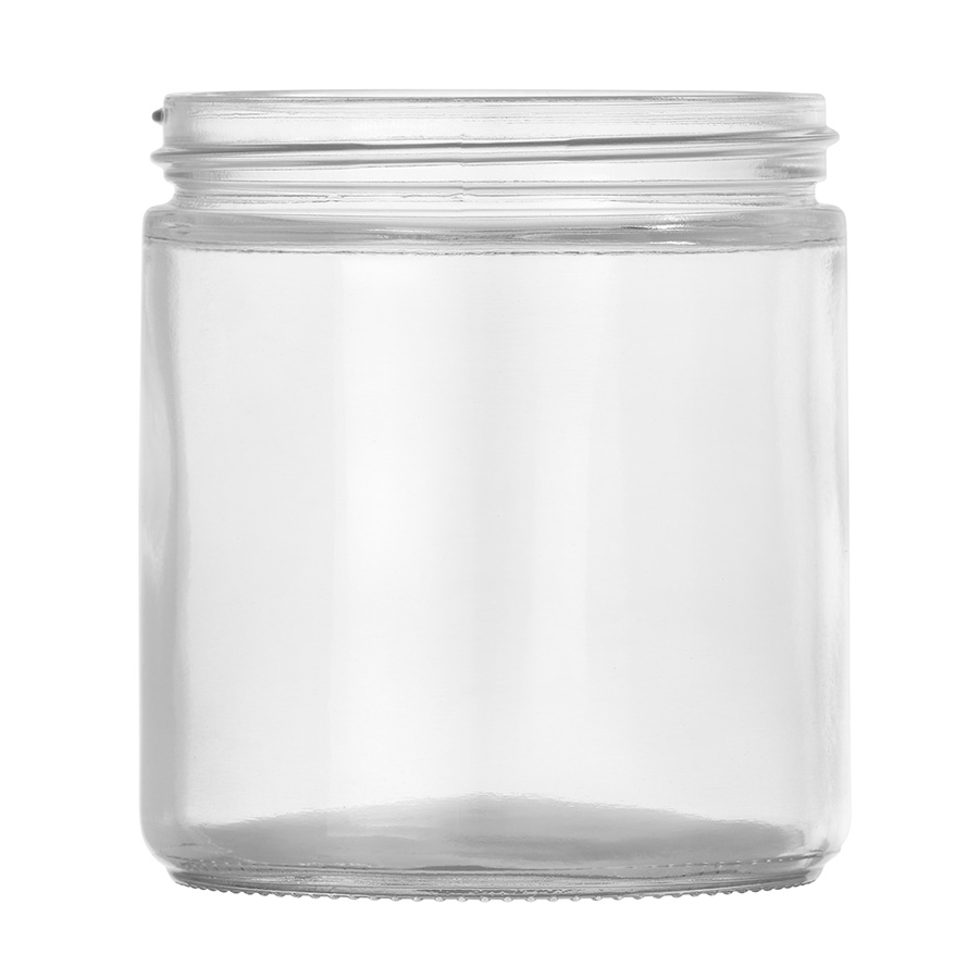 400ml Clear Glass Simplicity Jar 89mm Neck
