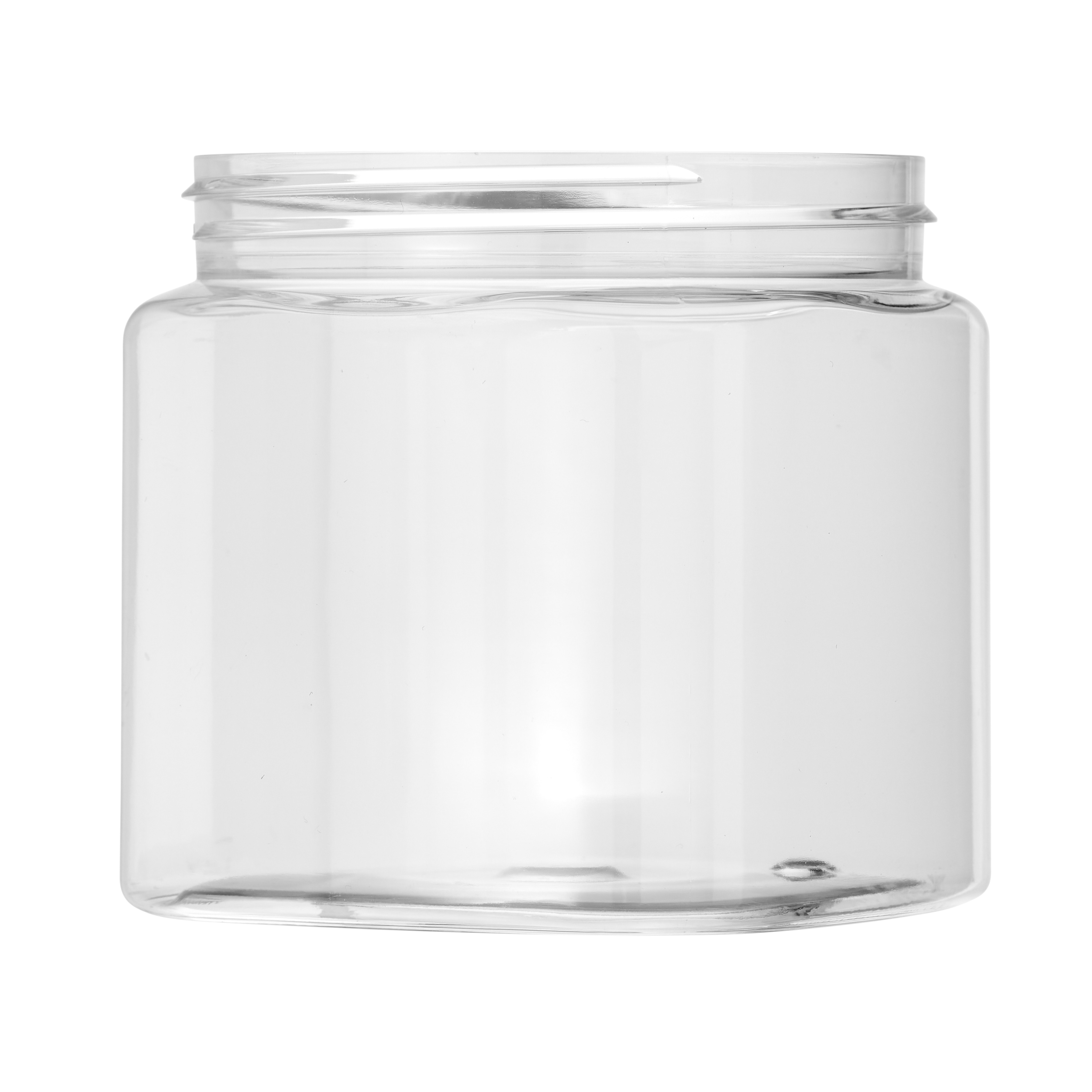 500ml PET Square Jar 89mm Screw Neck