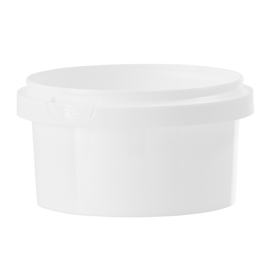 210ml White PP Tub, Tapered with 95mm Neck