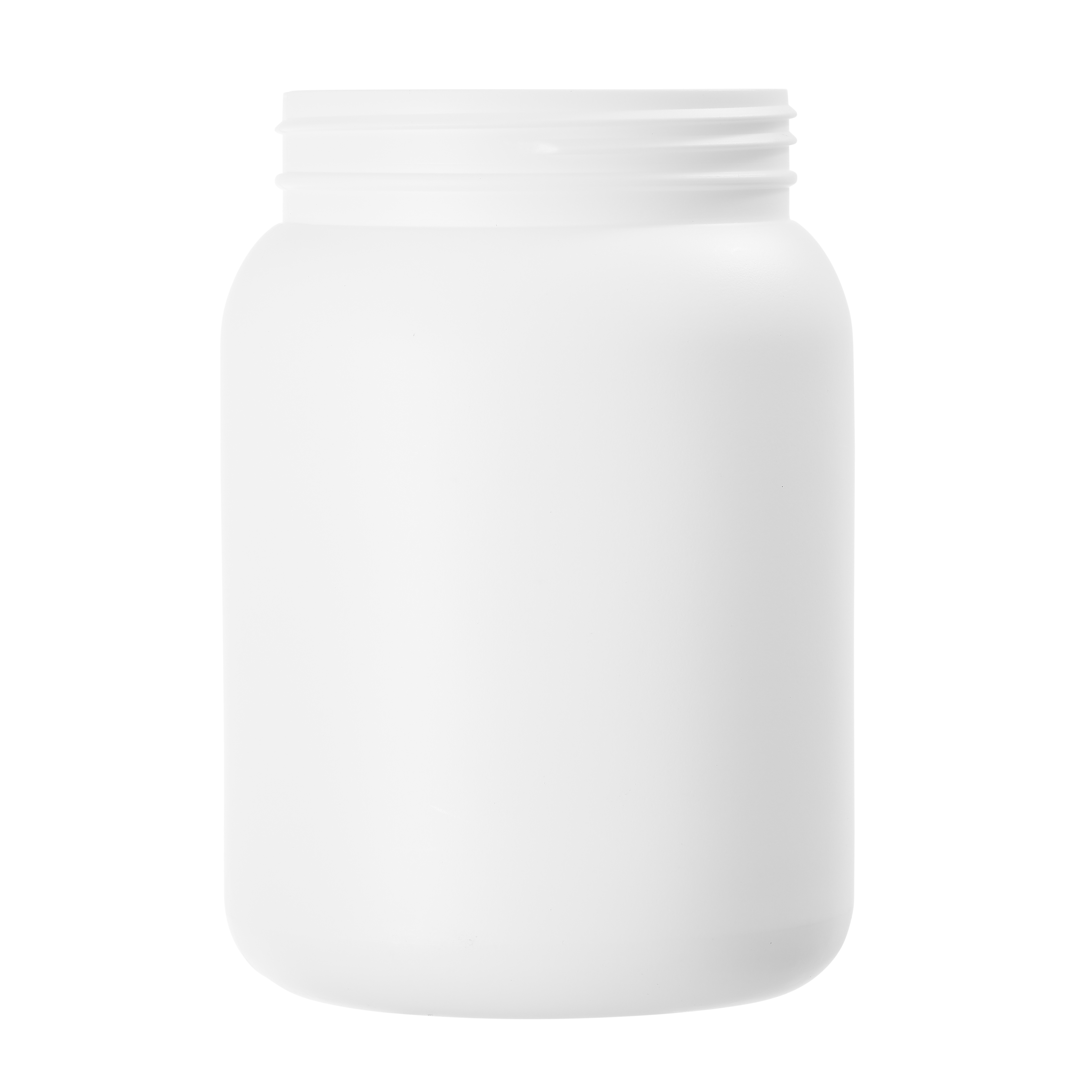 1500ml White HDPE Packer 100mm Screw Neck