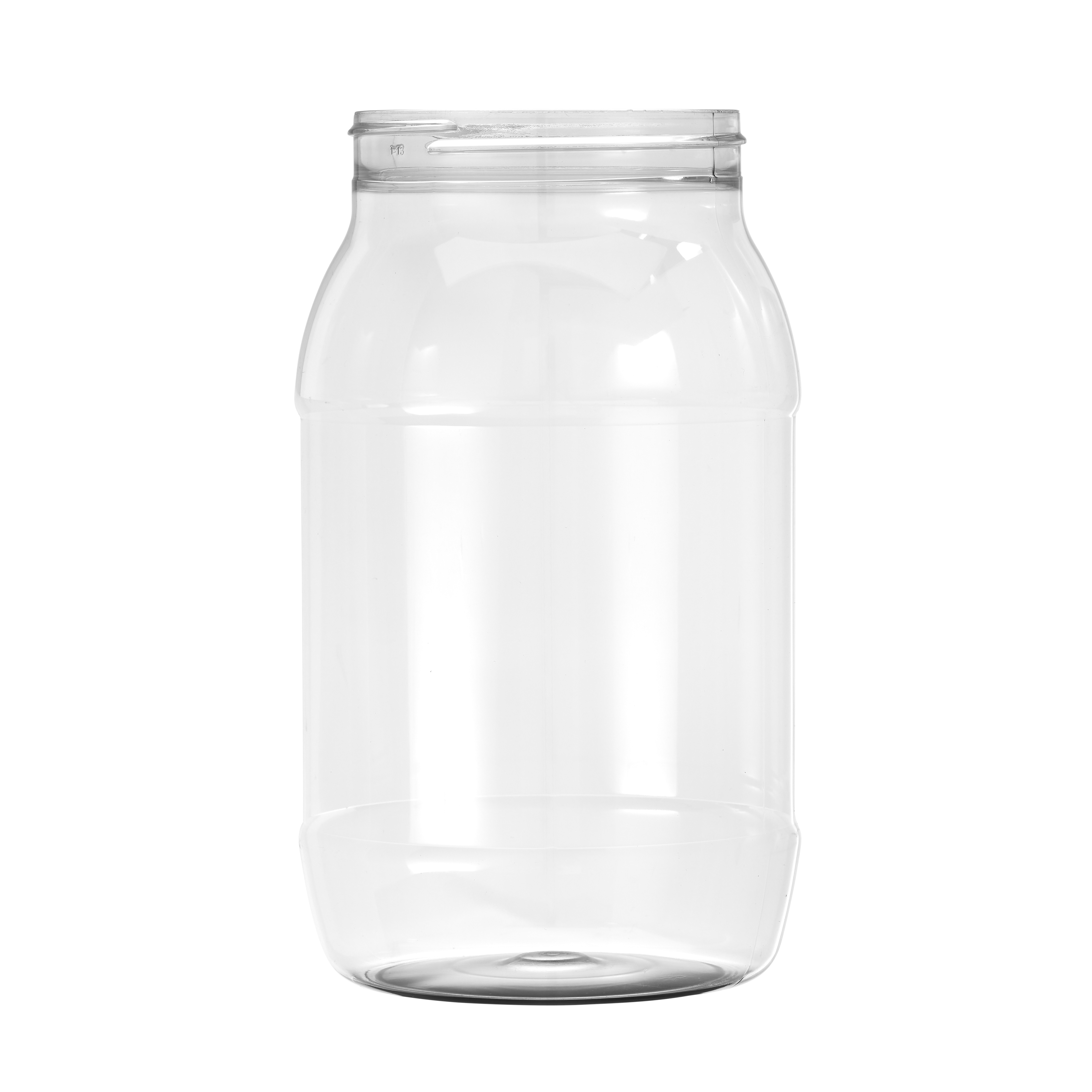 2250ml PET Recessed Label Simplicity Jar 100mm Screw Neck