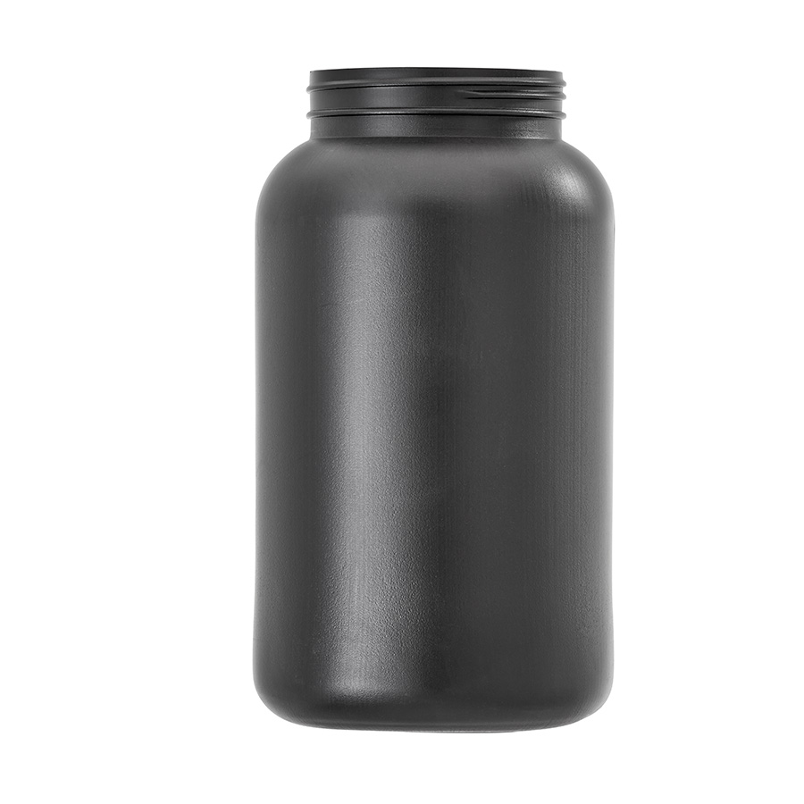 3000ml Black HDPE Packer 100mm Screw Neck