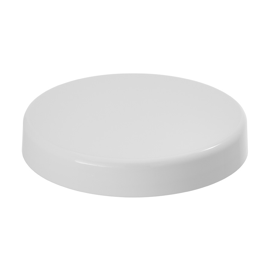 100mm/400 Gloss White Smooth PP Screw Cap with EPE Liner