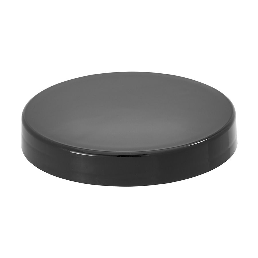 100mm/400 Black Smooth PP Screw Cap with Induction Heat Seal Liner