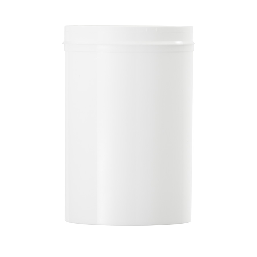 1250ml White PP Simplicity Tamper Evident Jar