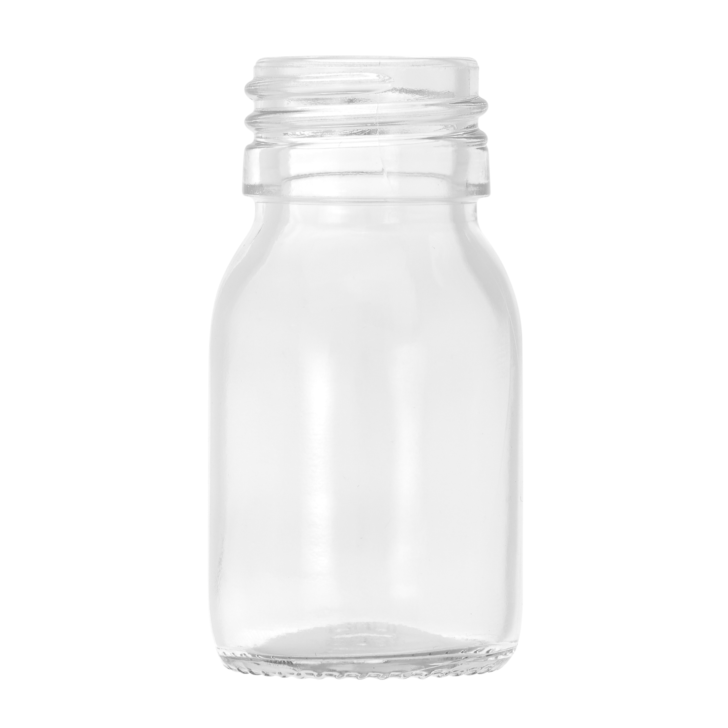 30ml Clear Glass Alpha Bottle 28mm Neck